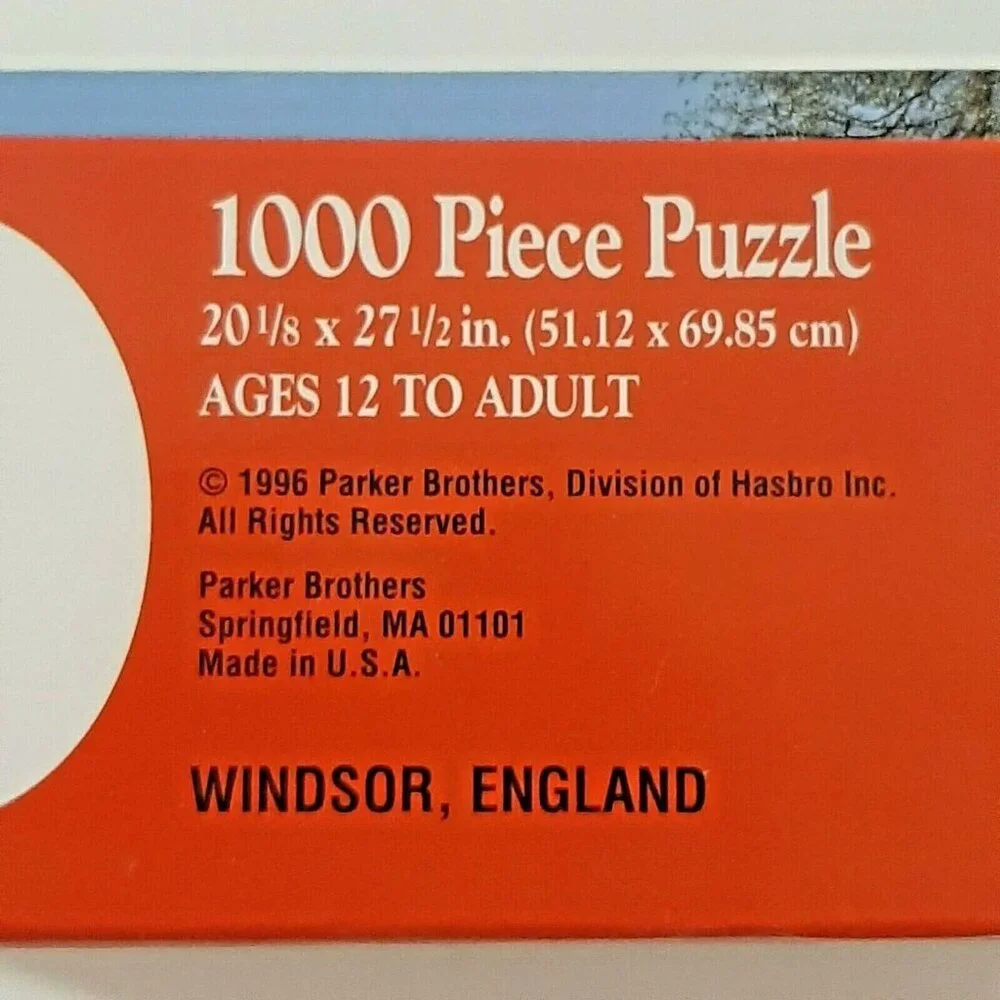 Vintage Guild Windsor England 1000 Piece‎ Jigsaw Puzzle